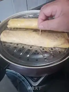 Make Quick chicken omelet step 27
