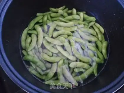 Make Salt-water beans step 2
