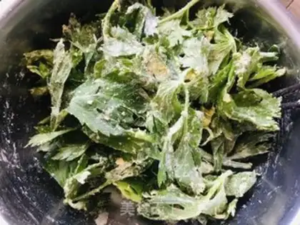 Make Celery leaves step 2