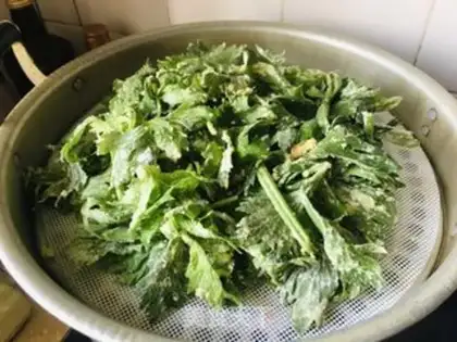 Make Celery leaves step 3