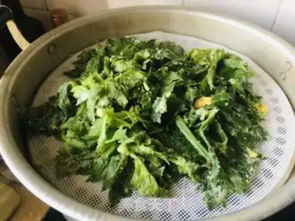 Make Celery leaves step 4