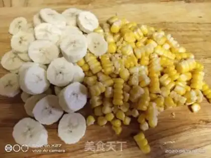 Make Banana corn salad step 2