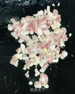 Make Gold pins and mushroom corn fried meat step 5