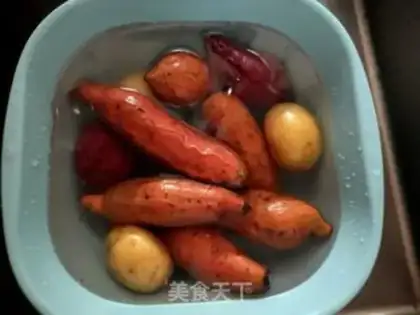Make Steaming potatoes step 1