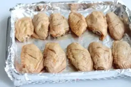 Make Lemon roast chicken wings step 4