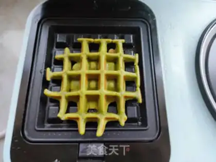 Make Tea waffles step 6