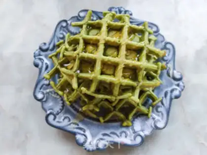 Make Tea waffles step 9