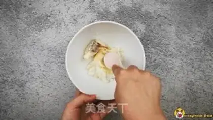Make Cod pickles, fried eggs step 4