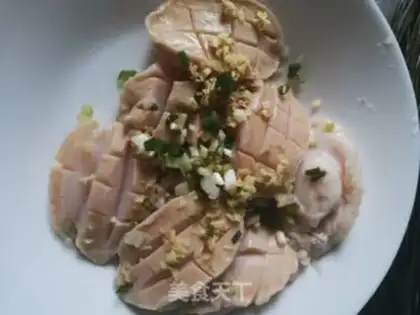 Make Garlic fans steam abalone step 10