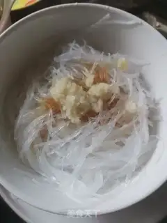 Make Garlic fans steam abalone step 12