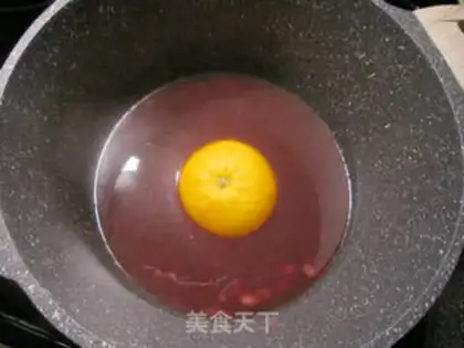 Make Fresh orange red beans step 2