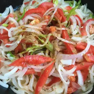 Make Tomato fried onions step 5