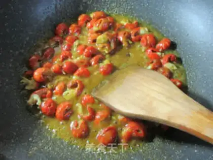 Make Curry lobster tail step 6