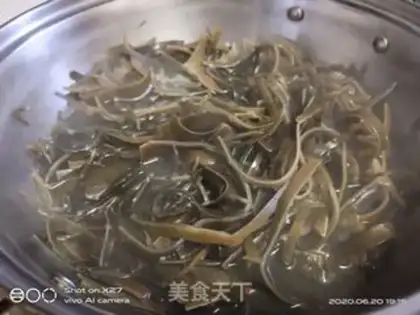 Make Seaweed ribbons and noodles step 1
