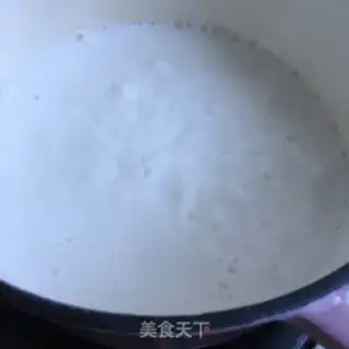 Make Coco milk rice congee step 7