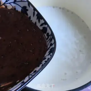 Make Coco milk rice congee step 8