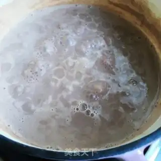 Make Coco milk rice congee step 9