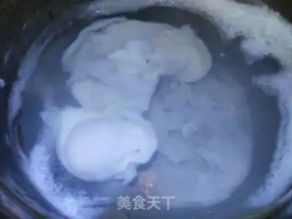 Make Smelt crab rods steam eggs step 1