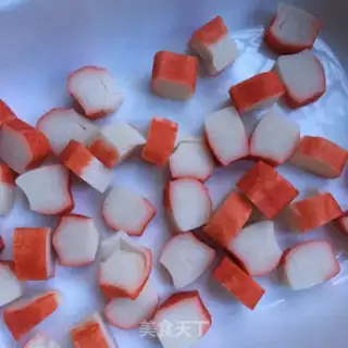 Make Smelt crab rods steam eggs step 4