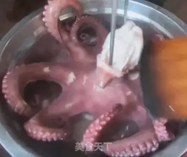 Make Fired octopus step 1