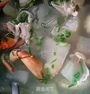 Make Crab melon soup step 5