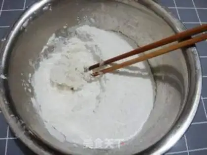 Make Black sesame rice cake step 1