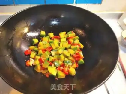Make Pumpkin fried chicken step 5