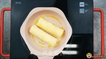 Make Shrimp egg rolls step 8