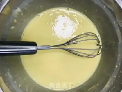 Make Milk eggcake step 2