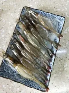Make Garlic fan steamed shrimp step 7