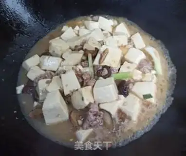 Make Tofu with mushrooms step 5