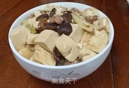 Make Tofu with mushrooms step 6