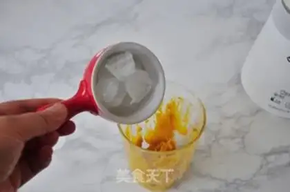 Make Pumpkin milk tea step 7