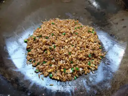 Make Soy sauce, fried rice step 6