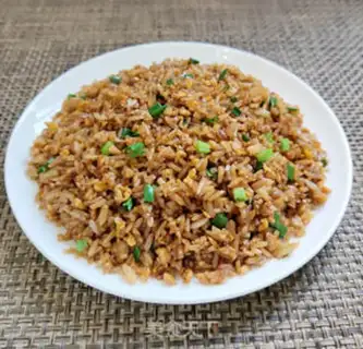 Make Soy sauce, fried rice step 7