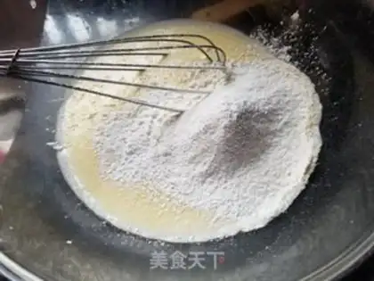 Make Mango lasagna cake step 2