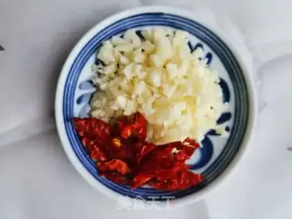 Make Garlic veggie step 1