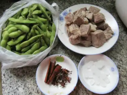 Make Soybeans for beef step 0