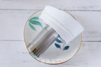 Make A dirty milk tea with bean step 2