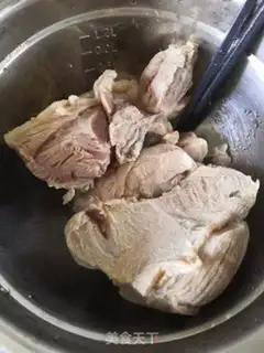 Make White water lamb step 4