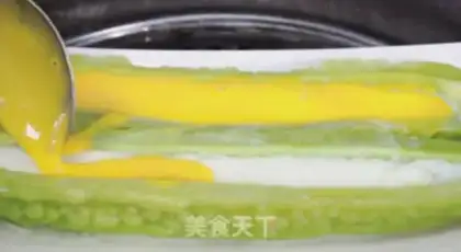 Make Bitter melon pudding step 5