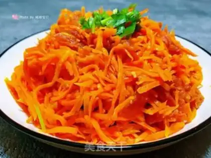 Make Carrot fried sausage step 9
