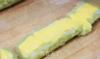 Make Bitter melon pudding step 7