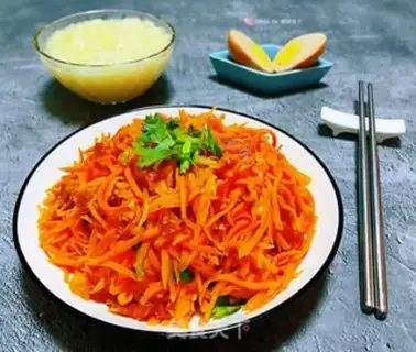 Make Carrot fried sausage step 10