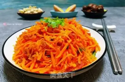 Make Carrot fried sausage step 13