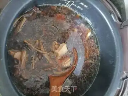 Make Tea mushroom soup step 4