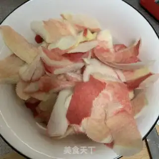 Make Peach sauce step 1