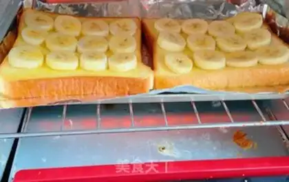 Make Banana toast step 2