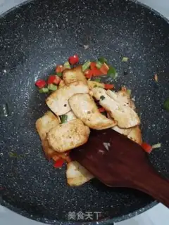 Make Beef fried tofu step 1