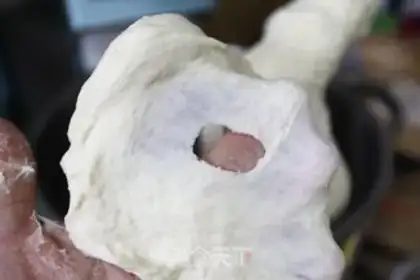 Make Garlic hand tore bread step 1